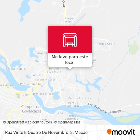 Rua Vinte E Quatro De Novembro, 3 mapa