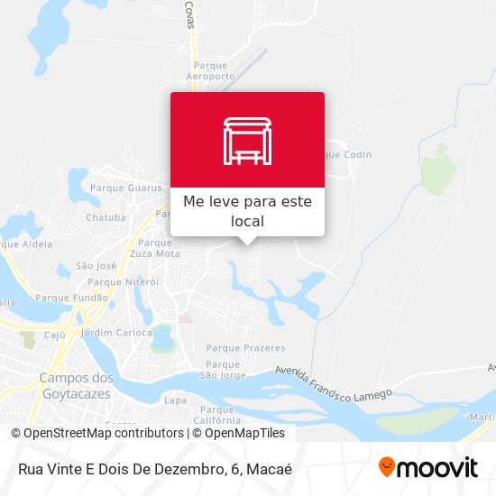 Rua Vinte E Dois De Dezembro, 6 mapa