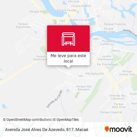 Avenida José Alves De Azevedo, 817 mapa