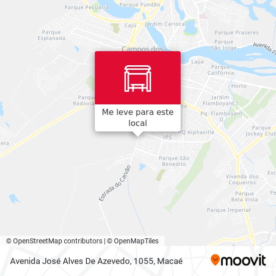 Avenida José Alves De Azevedo, 1055 mapa