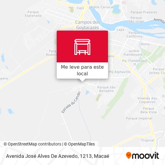 Avenida José Alves De Azevedo, 1213 mapa