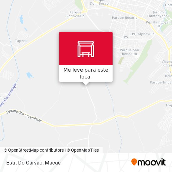 Estr. Do Carvão mapa