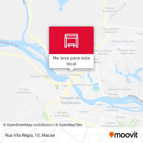 Rua Vila Régia, 10 mapa