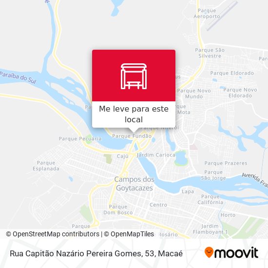 Rua Capitão Nazário Pereira Gomes, 53 mapa