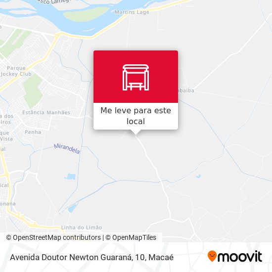Avenida Doutor Newton Guaraná, 10 mapa