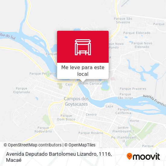 Avenida Deputado Bartolomeu Lizandro, 1116 mapa