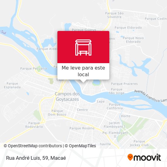 Rua André Luís, 59 mapa