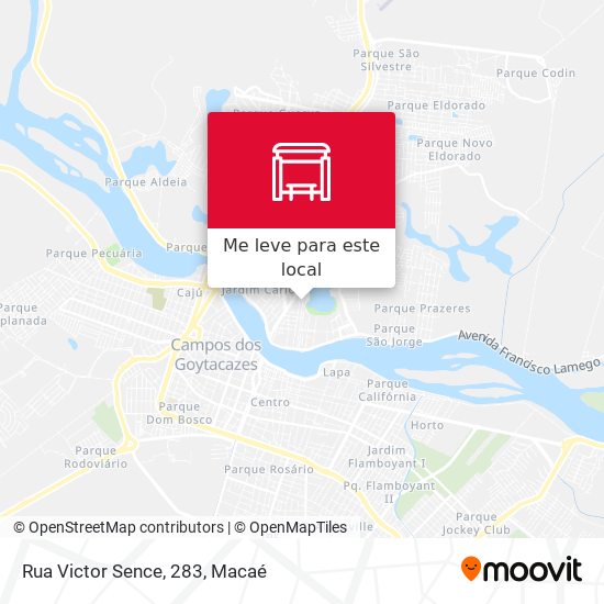 Rua Victor Sence, 283 mapa