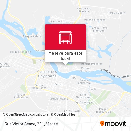 Rua Victor Sence, 201 mapa