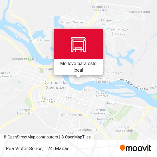 Rua Victor Sence, 124 mapa