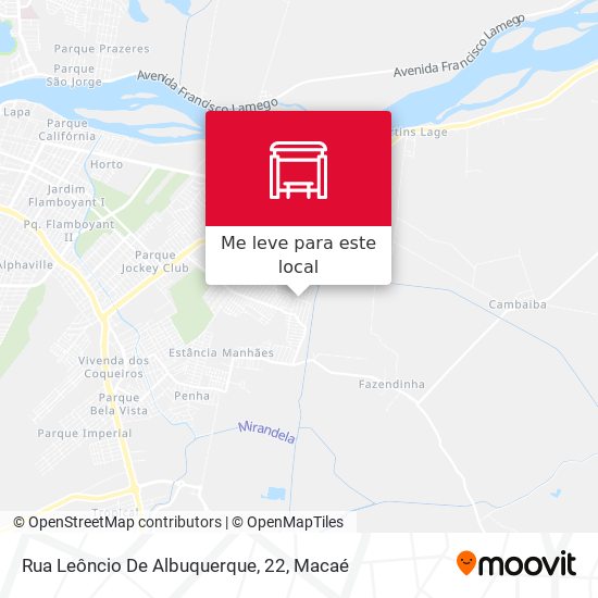 Rua Leôncio De Albuquerque, 22 mapa