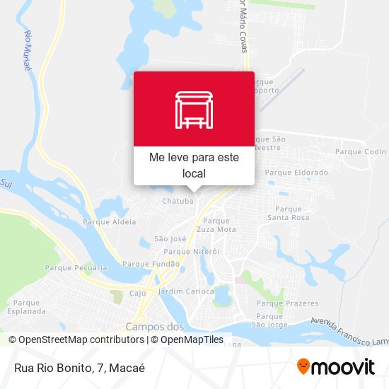 Rua Rio Bonito, 7 mapa
