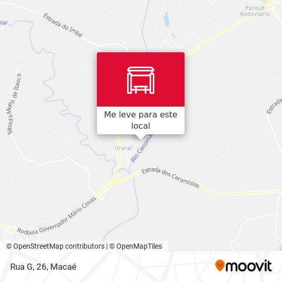 Rua G, 26 mapa