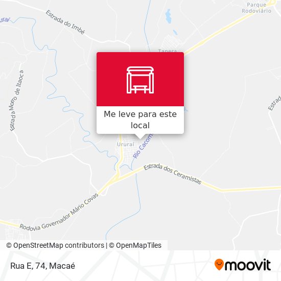 Rua E, 74 mapa