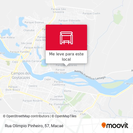 Rua Olímpio Pinheiro, 57 mapa