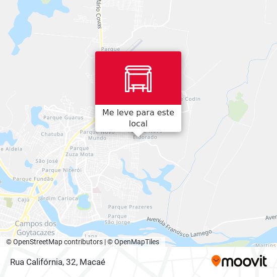 Rua Califórnia, 32 mapa