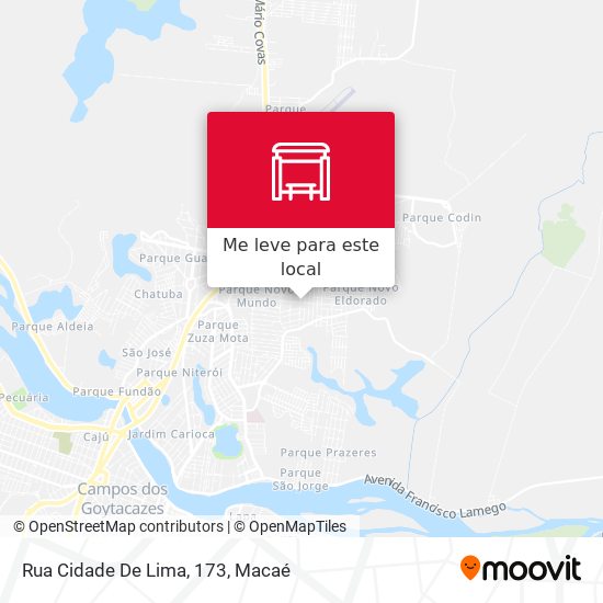 Rua Cidade De Lima, 173 mapa