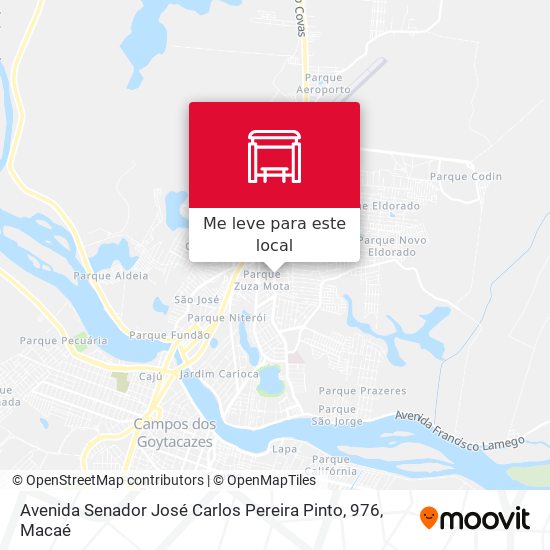 Avenida Senador José Carlos Pereira Pinto, 976 mapa