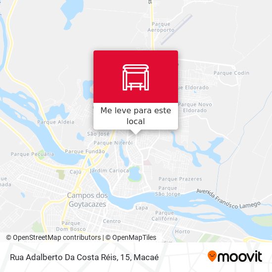 Rua Adalberto Da Costa Réis, 15 mapa
