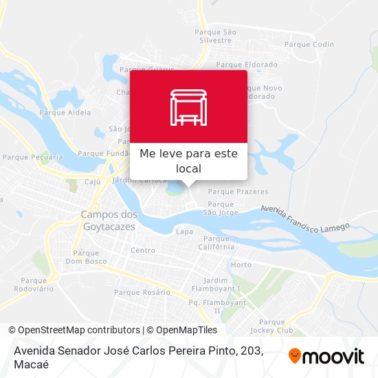 Avenida Senador José Carlos Pereira Pinto, 203 mapa