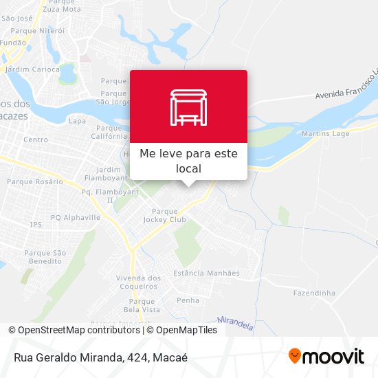 Rua Geraldo Miranda, 424 mapa