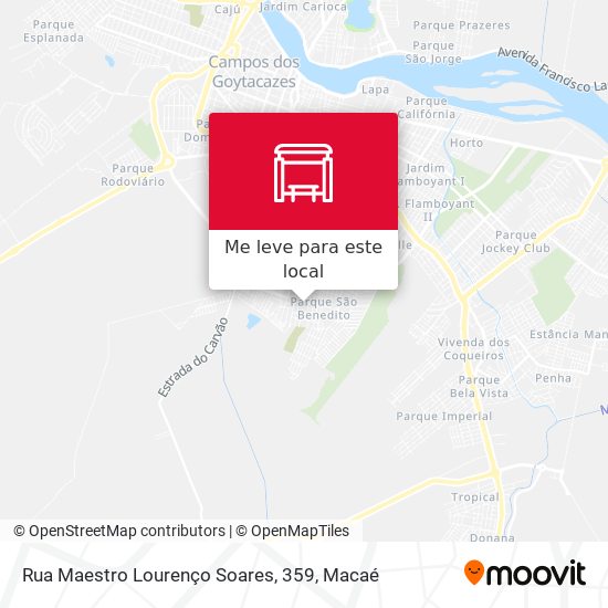Rua Maestro Lourenço Soares, 359 mapa