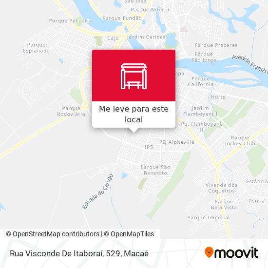 Rua Visconde De Itaboraí, 529 mapa