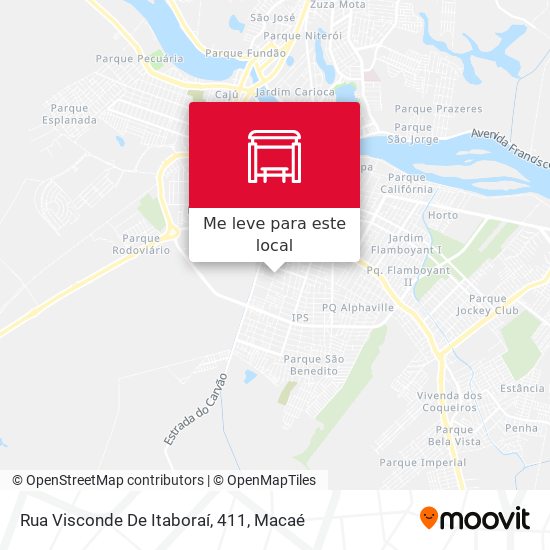 Rua Visconde De Itaboraí, 411 mapa