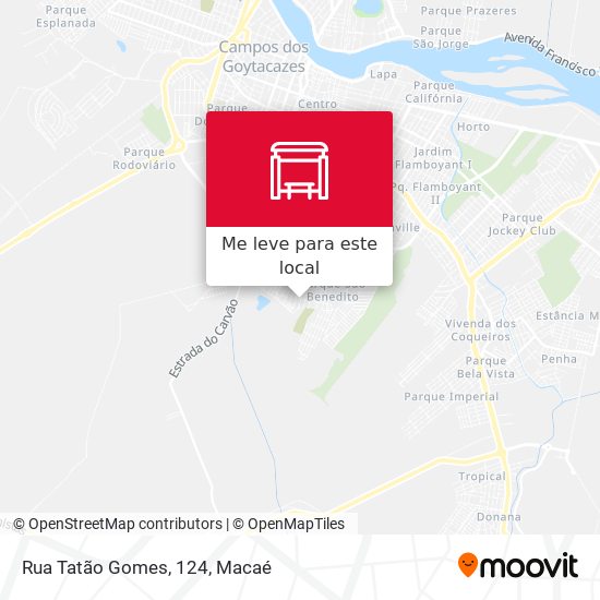 Rua Tatão Gomes, 124 mapa