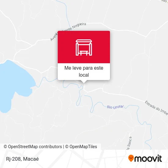 Rj-208 mapa