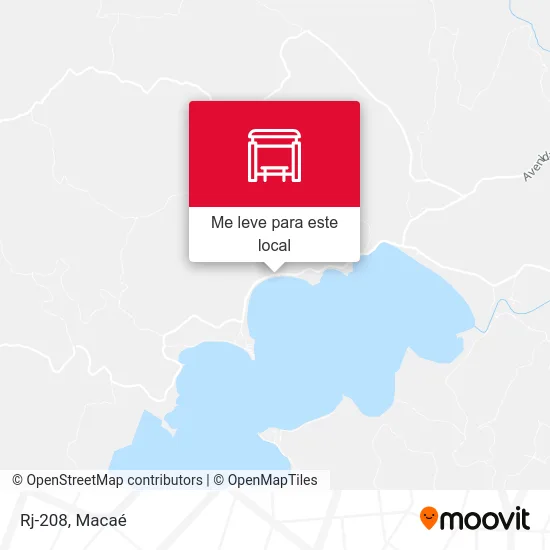 Rj-208 mapa