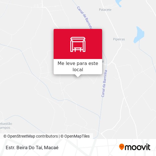 Estr. Beira Do Taí mapa