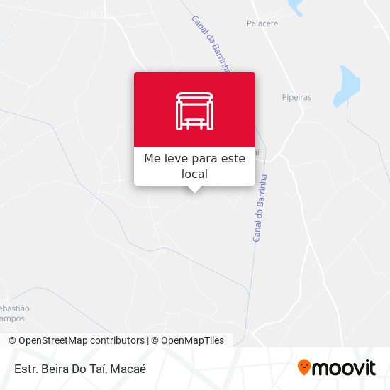 Estr. Beira Do Taí mapa