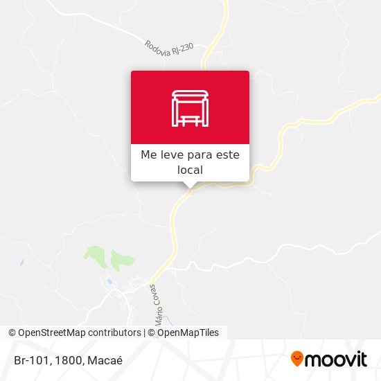 Br-101, 1800 mapa