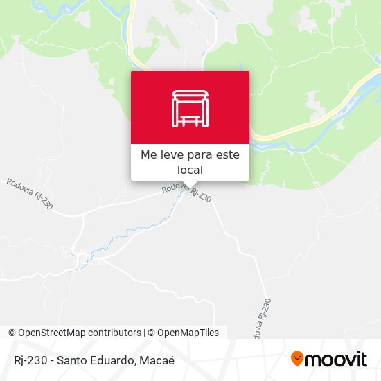 Rj-230 - Santo Eduardo mapa