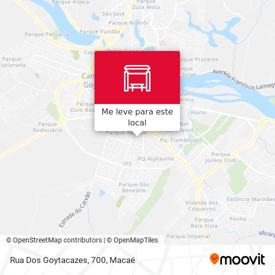 Rua Dos Goytacazes, 700 mapa