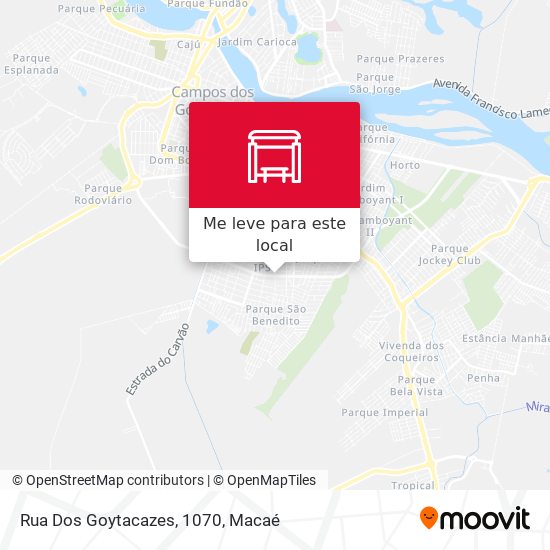 Rua Dos Goytacazes, 1070 mapa