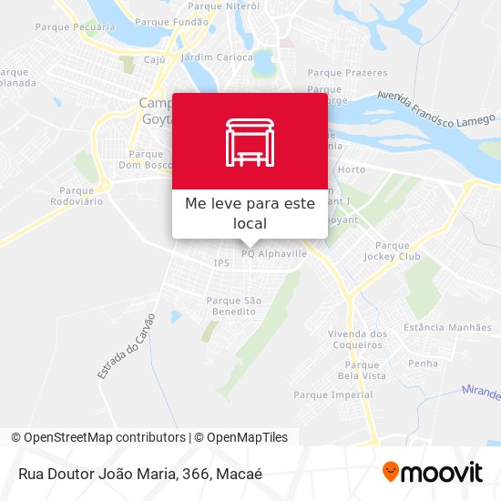 Rua Doutor João Maria, 366 mapa