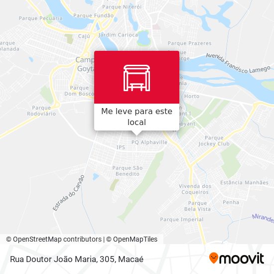 Rua Doutor João Maria, 305 mapa