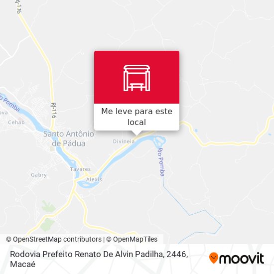 Rodovia Prefeito Renato De Alvin Padilha, 2446 mapa