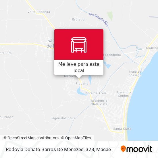 Rodovia Donato Barros De Menezes, 328 mapa