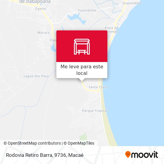 Rodovia Retiro Barra, 9736 mapa