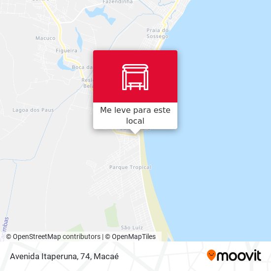Avenida Itaperuna, 74 mapa
