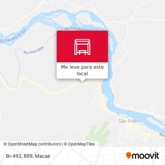Br-492, 809 mapa