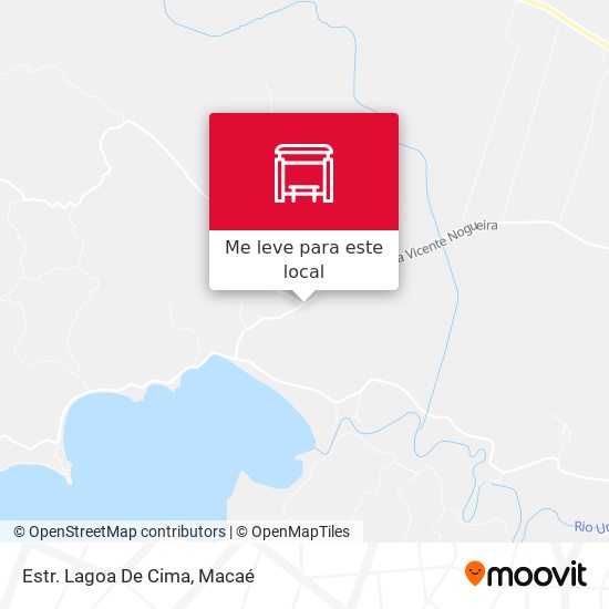 Estr. Lagoa De Cima mapa