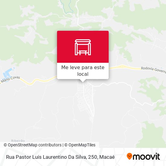 Rua Pastor Luís Laurentino Da Silva, 250 mapa