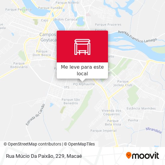 Rua Múcio Da Paixão, 229 mapa