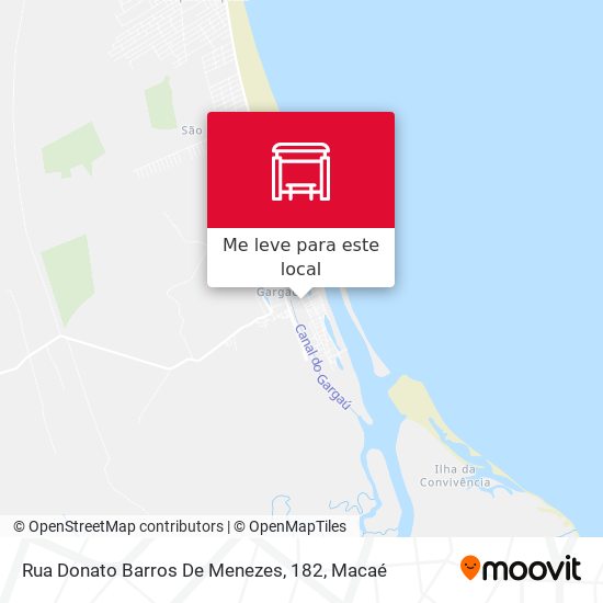 Rua Donato Barros De Menezes, 182 mapa