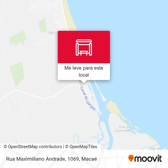 Rua Maximiliano Andrade, 1069 mapa