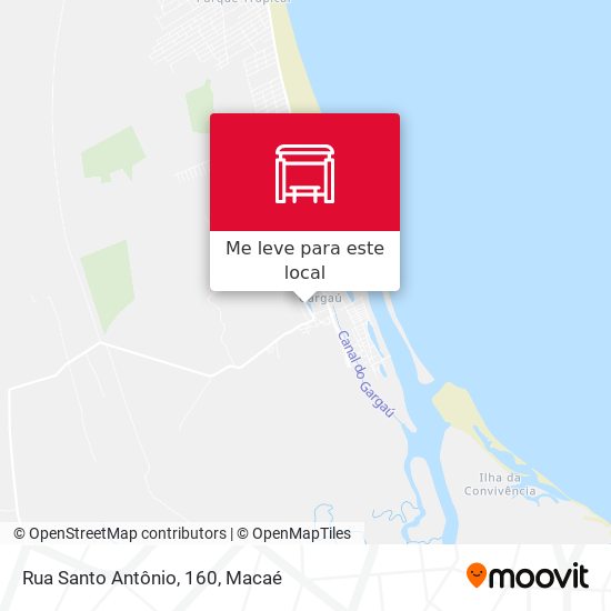 Rua Santo Antônio, 160 mapa